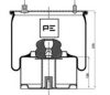 PE Automotive 084.052-72A Boot, air suspension